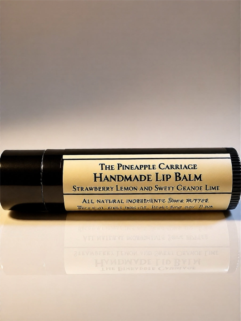 Strawberry Lemon and Sweet Orange Lime Handmade Lip Balm