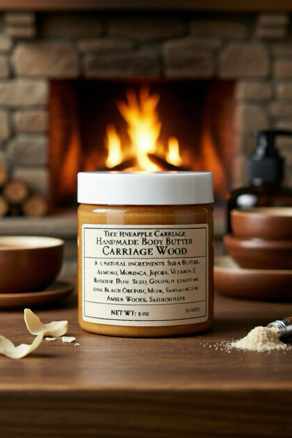 Carriage Wood Body Butter -For Him Travel Size 2oz