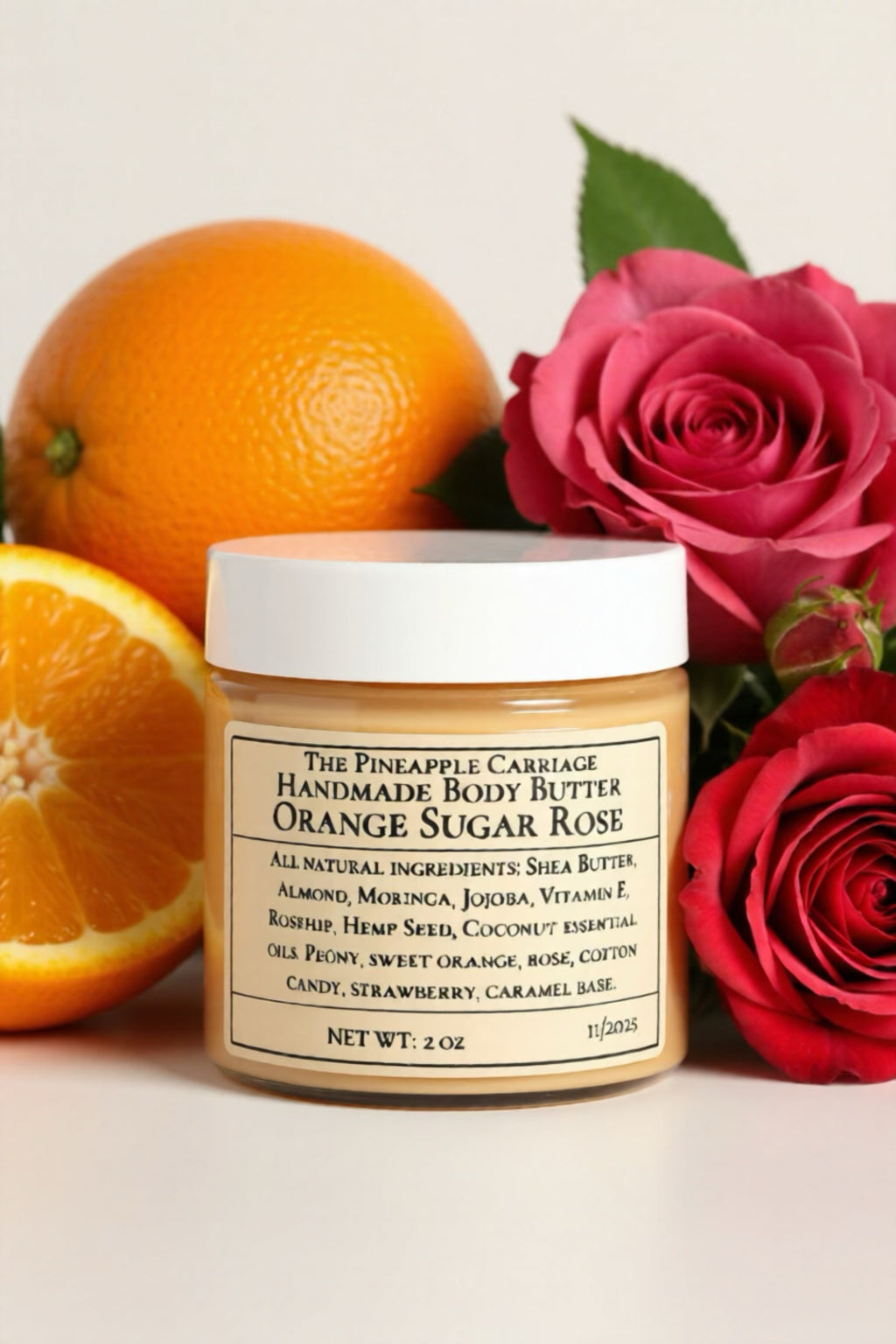 Orange Sugar Rose Body Butter Travel Size 2oz