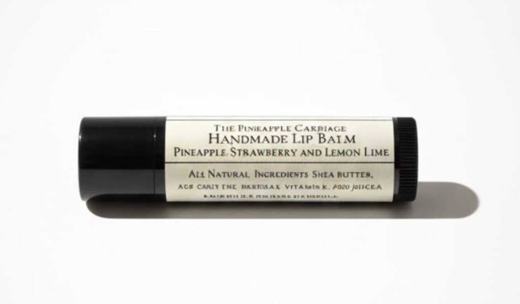Pineapple Strawberry and Lemon Lime Handmade Lip Balm