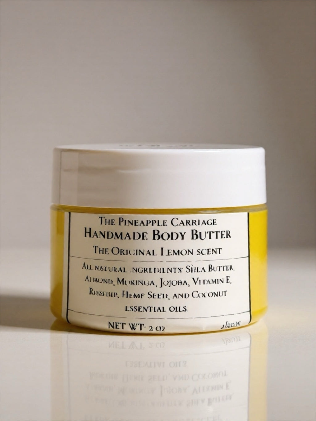 Ladha Pineapple Scent Body Butter Travel Size 2oz