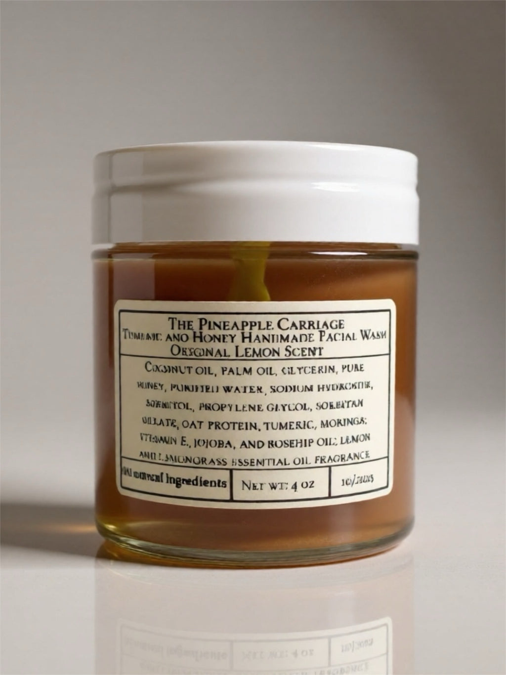 Tumeric and Honey Soap Facial Cleanser 4 oz