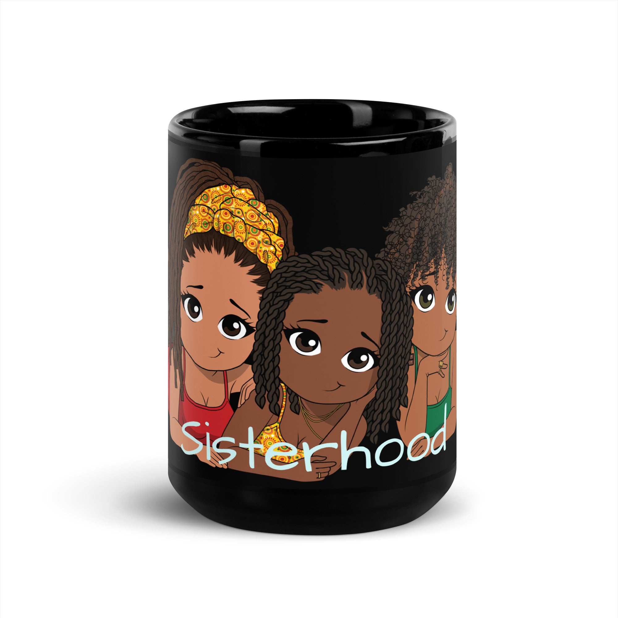Sisterhood- Black Glossy Mug
