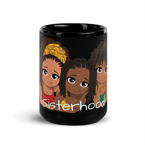 Sisterhood- Black Glossy Mug