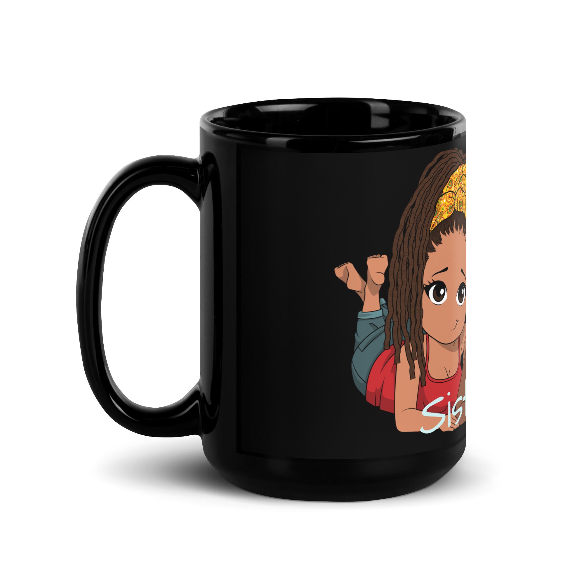 Sisterhood- Black Glossy Mug