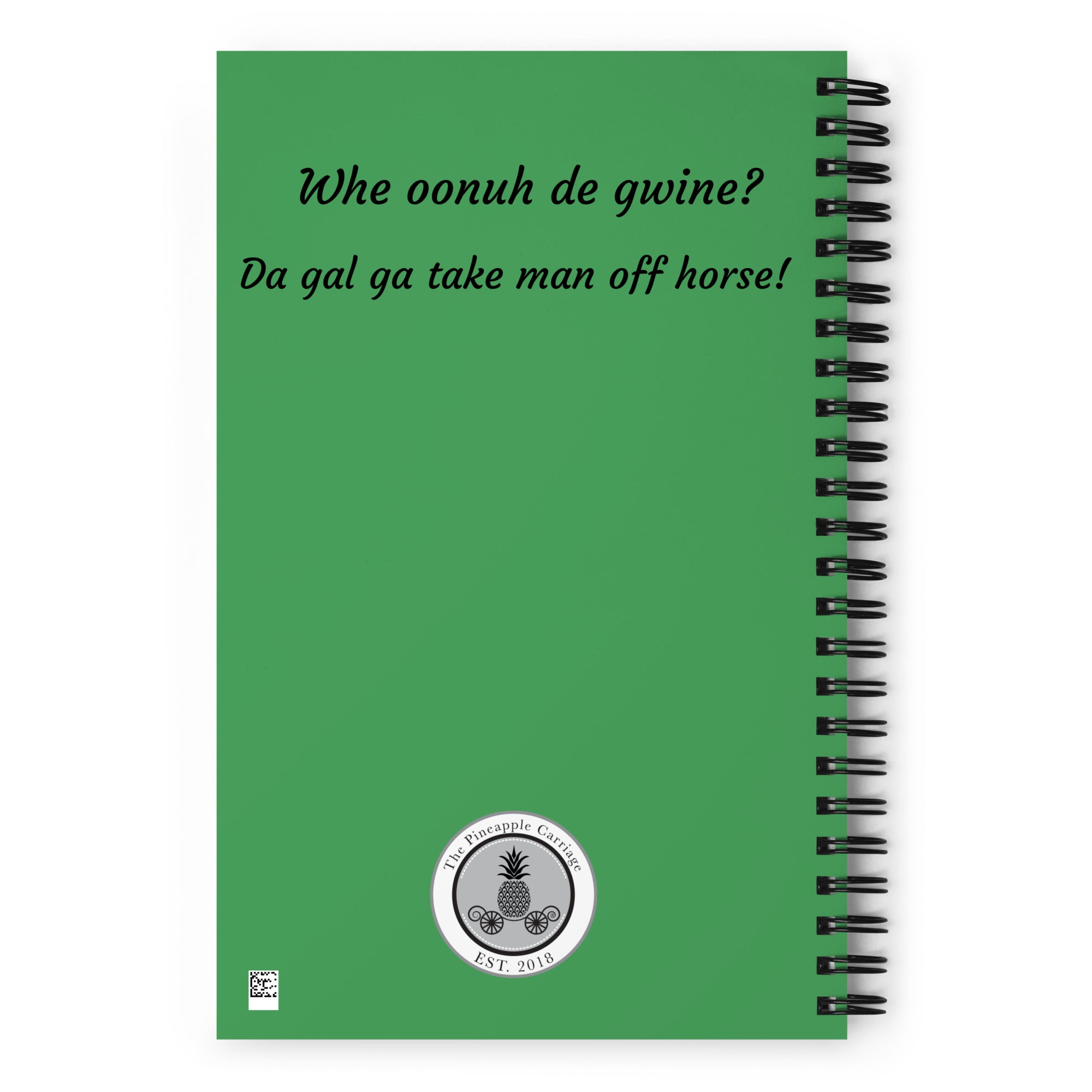 Gullah-Geechee Spiral notebook