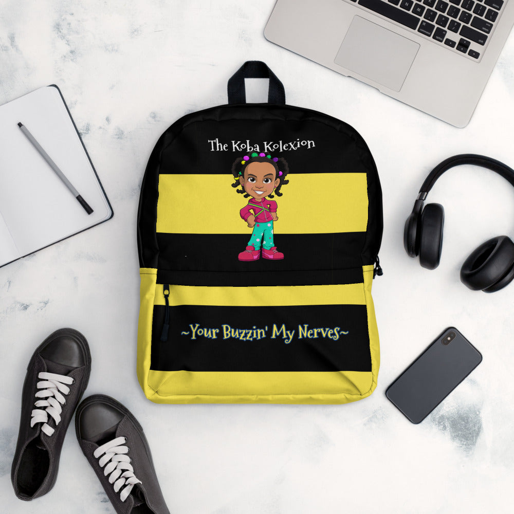 The Koba Kolexion "Your Buzzin My Nerves" Backpack