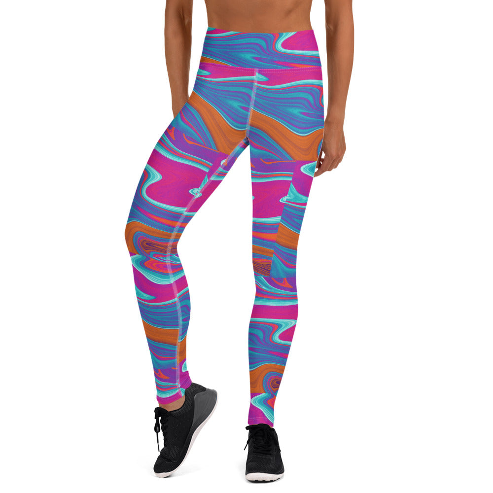 The Pineapple Carriage "Passion" Yoga Leggings