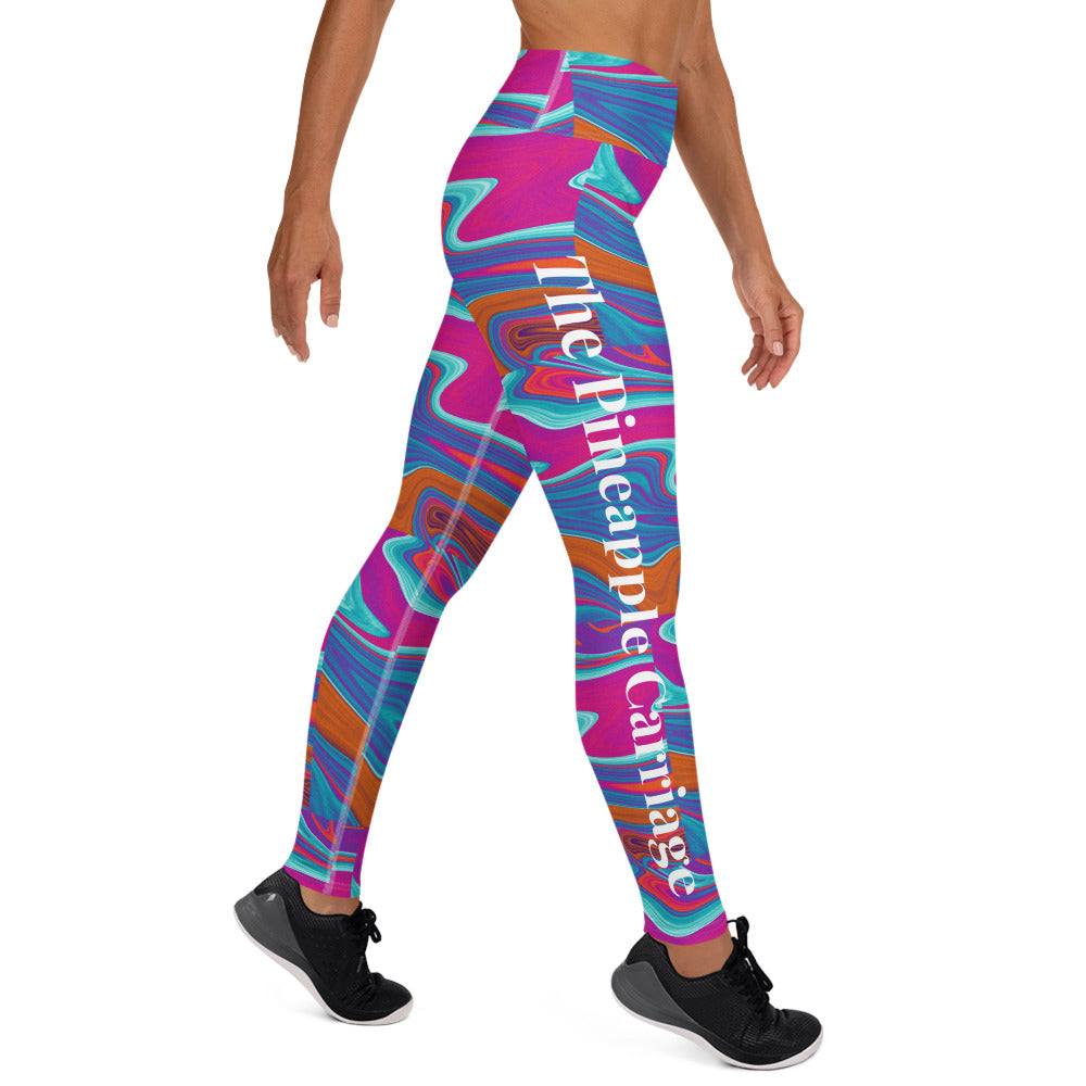 The Pineapple Carriage "Passion" Yoga Leggings