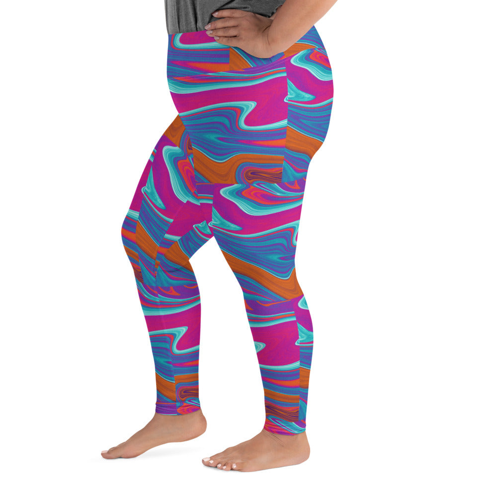 The Pineapple Carriage "Passion" Plus Size Leggings