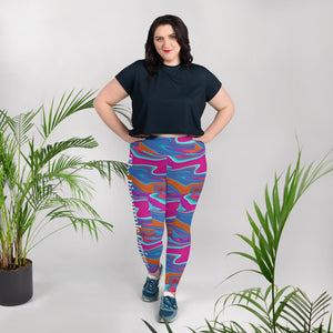 The Pineapple Carriage "Passion" Plus Size Leggings