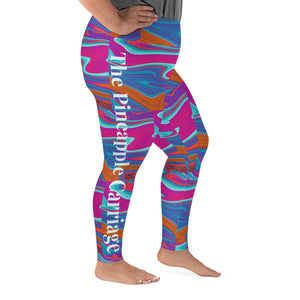 The Pineapple Carriage "Passion" Plus Size Leggings